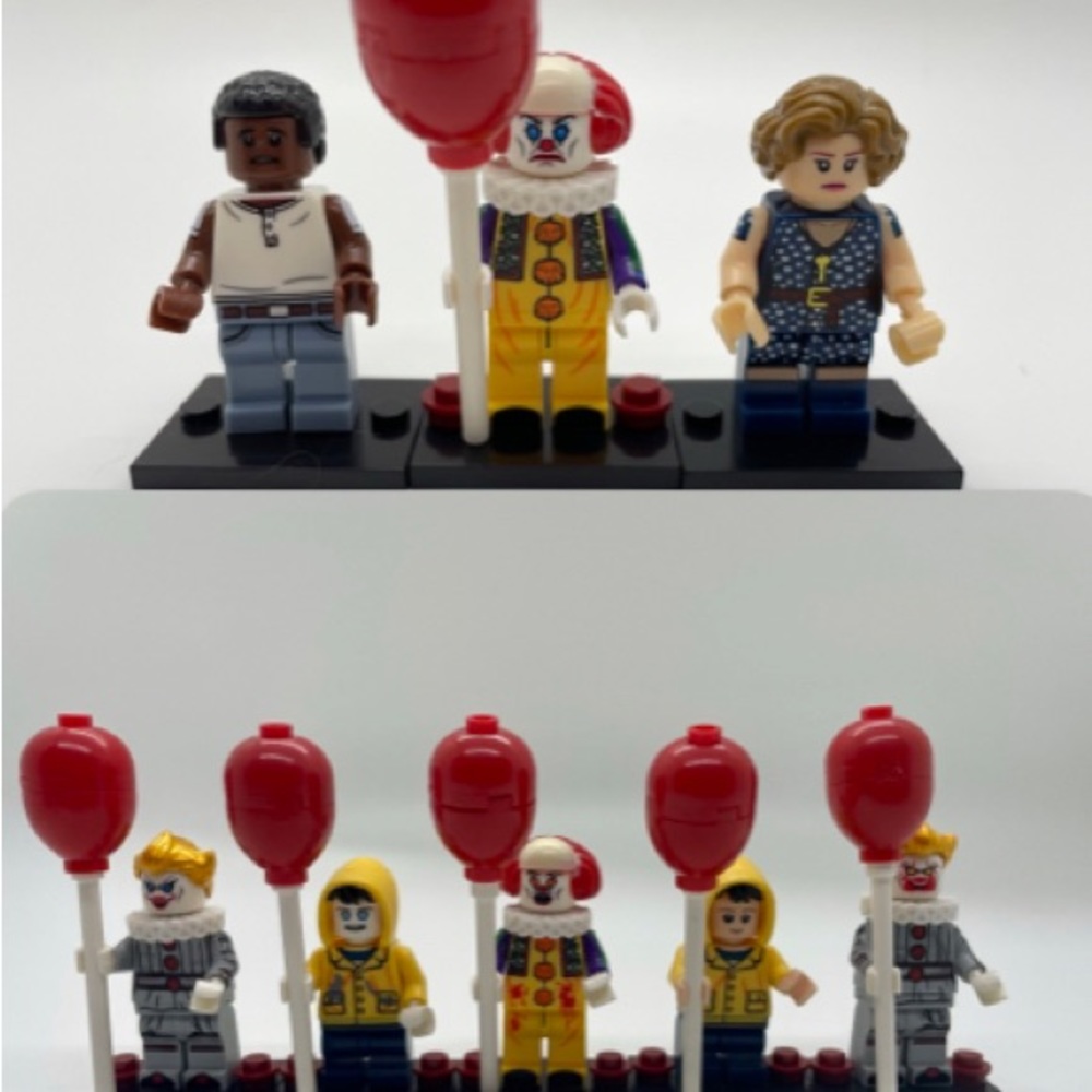 8x figures from It. Georgie and Pennywise